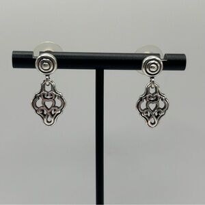 Brighton “Romano” Silver Drop Earrings